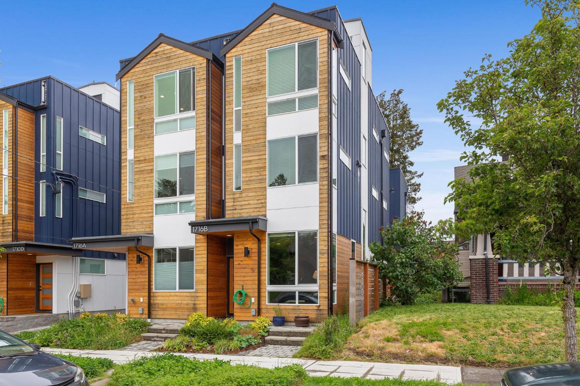 Stylish Townhouse Near Seattle Attractionsヴィラ エクステリア 写真